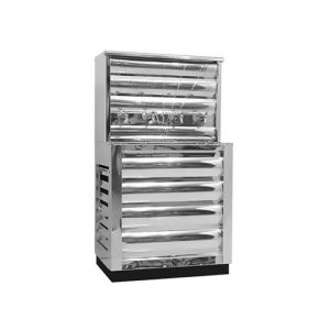 steel water cooler with 4 milkers آبسردکن